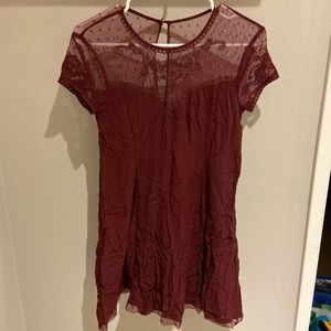 City Triangles Mesh Top Dress